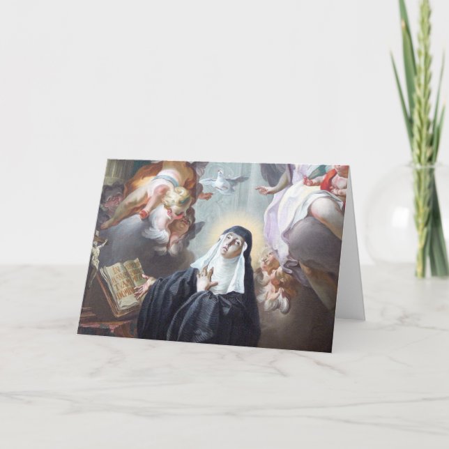 Taking Final Vows to Become a Catholic Nun Card (Front)