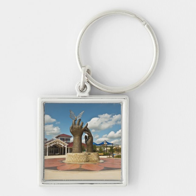 Taking Flight sculpture Key Ring (Front)