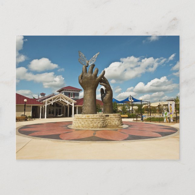 Taking Flight sculpture Postcard (Front)