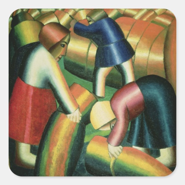 Taking in the Rye, 1912 Square Sticker (Front)