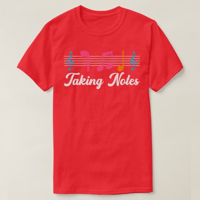 Taking notes  T-Shirt (Design Front)