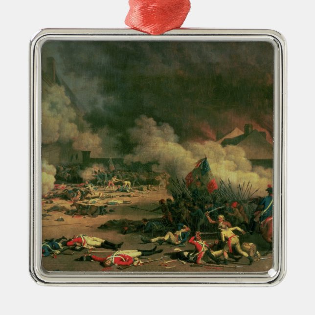 Taking of the Tuileries Metal Tree Decoration (Front)