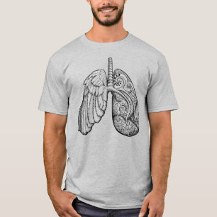 'Taking the Air' - paisley lung with wing T-Shirt