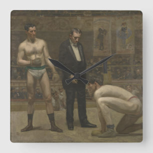 Taking the Count Square Wall Clock