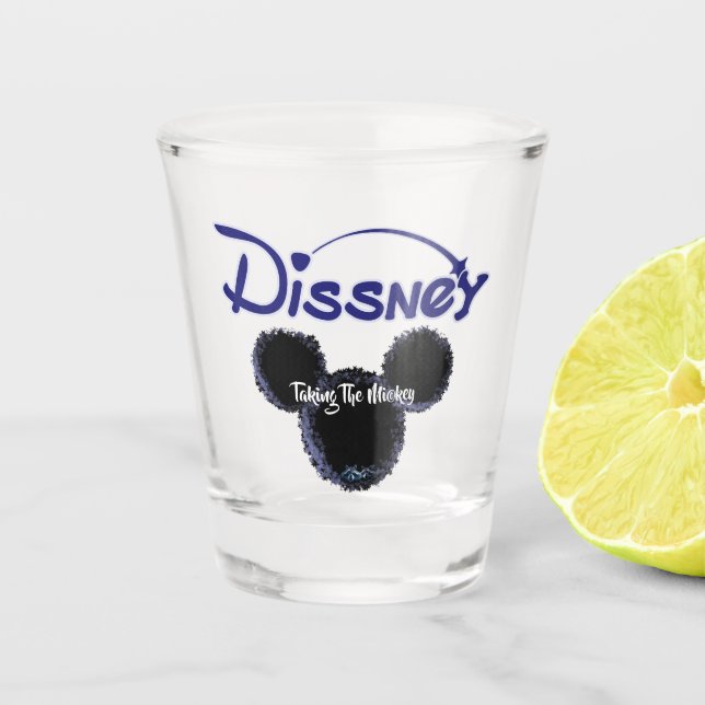 Taking the Mickey Shot Glass (Front)