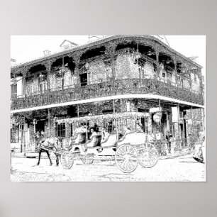 Taking the Tour French Quarter  ---  Art Print
