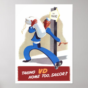 Taking VD Home Too Sailor Poster