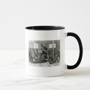 Taking virus from the calf mug