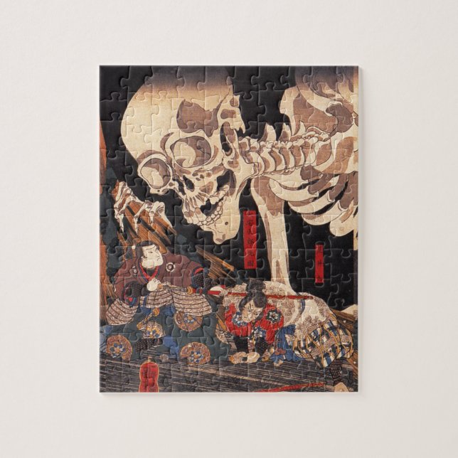 Takiyasha the Witch and the Skeleton Spectre Jigsaw Puzzle (Vertical)