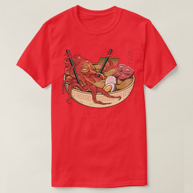 Tako Ramen  T-Shirt (Design Front)