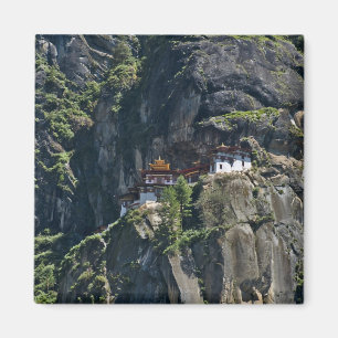 Taktsang Monastery on the cliff, Paro, Bhutan Magnet