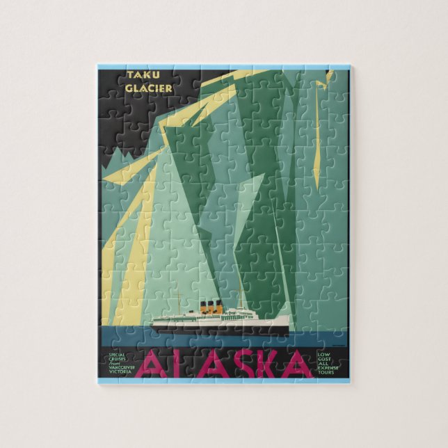 "Taku Glacier,' Greenwood, 1910-1959" Jigsaw Puzzle (Vertical)