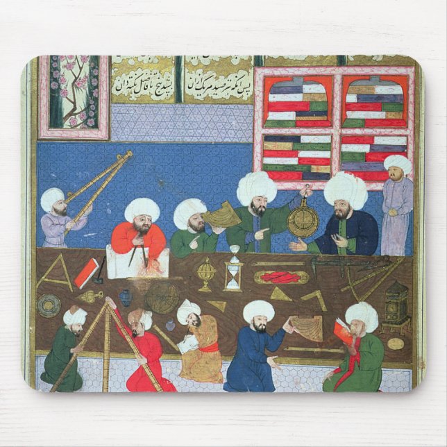Takyuddin and other astronomers mouse pad (Front)