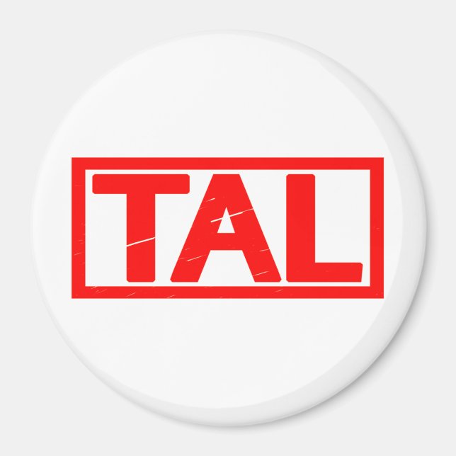 Tal Stamp Magnet (Front)