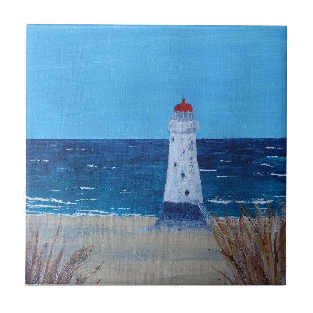 Talacre Lighthouse    Ceramic Tile (Front)