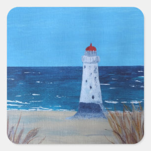 Talacre Lighthouse Square Sticker