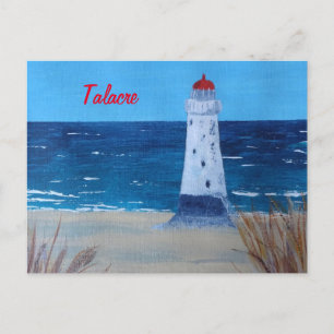 Talacre Lighthouse  Wales postcard