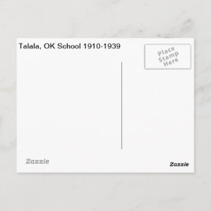 Talala, OK School 1910-1939 Postcard