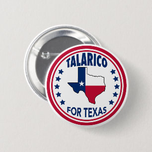 Talarico for Texas Red White Blue Election 6 Cm Round Badge