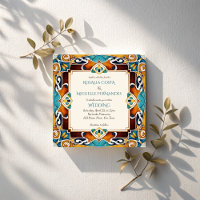 Talavera azulejo tile vintage Mexican wedding