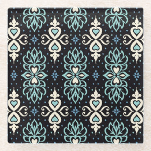 Talavera Azulejos Moroccan Tile Mosaic Glass Coaster