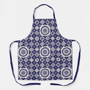 Talavera Blue Tile Apron