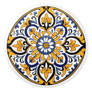 Talavera Ceramic Knob