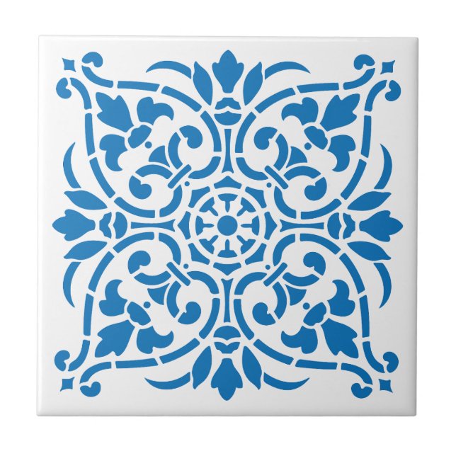 Talavera Ceramic Tile - 2 (Front)