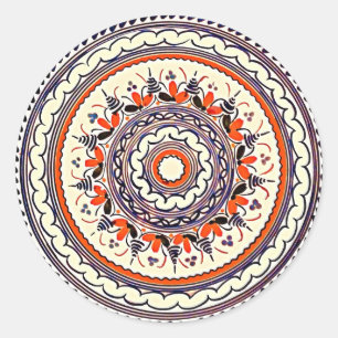 Talavera Classic Round Sticker