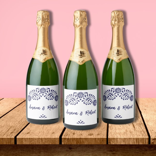 TALAVERA FLOWER SPARKLING WINE LABEL (Creator Uploaded)