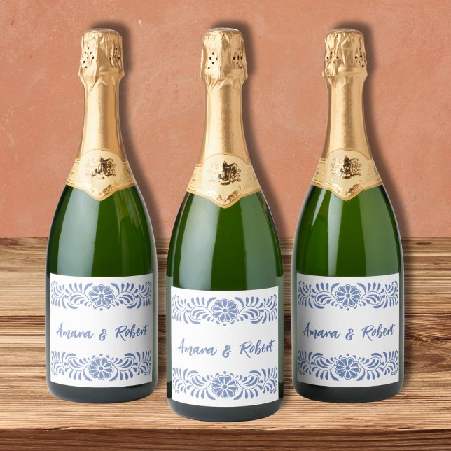 TALAVERA FLOWER SPARKLING WINE LABEL (Creator Uploaded)