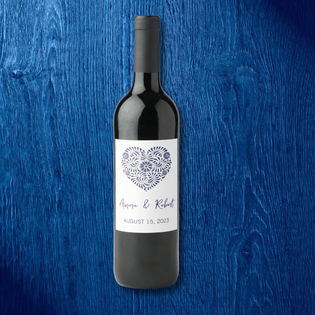 Talavera heart  wine label (Creator Uploaded)