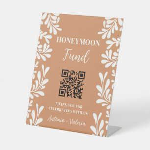 Talavera Honeymoon Fund Wedding Sign