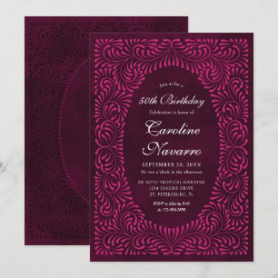 Talavera Mexican Birthday Invitation