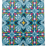 Talavera Mosaic: Multicultural Seamless Wallpaper.