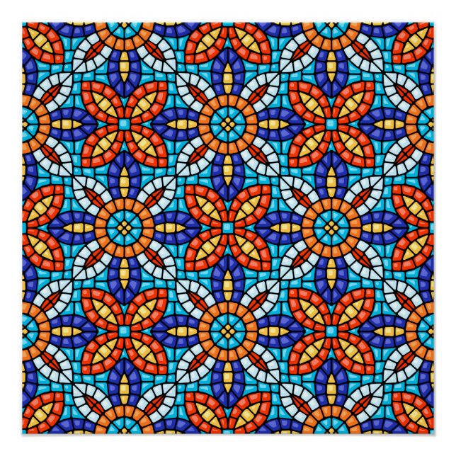 Talavera Mosaic Tile Poster (Front)