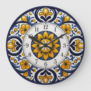 Talavera Numbered Clock