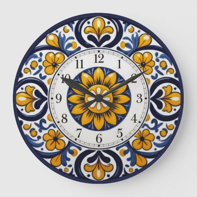 Talavera Numbered Clock (Front)