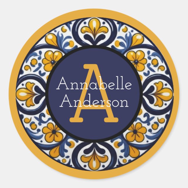 Talavera Personalise Sticker (Front)