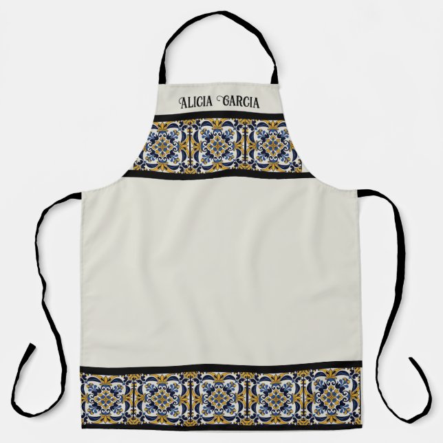 Talavera Royal Personalise Apron (Front)