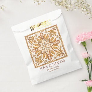 Talavera terracotta vintage Mexican wedding favour Bag