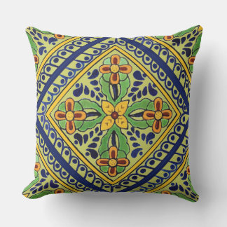 Talavera Tile Cushion