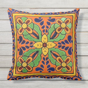 Talavera Tile Cushion