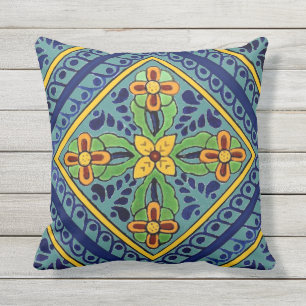 Talavera Tile Cushion