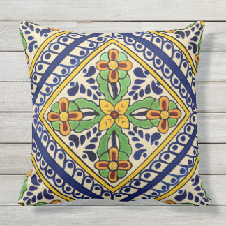 Talavera Tile Cushion
