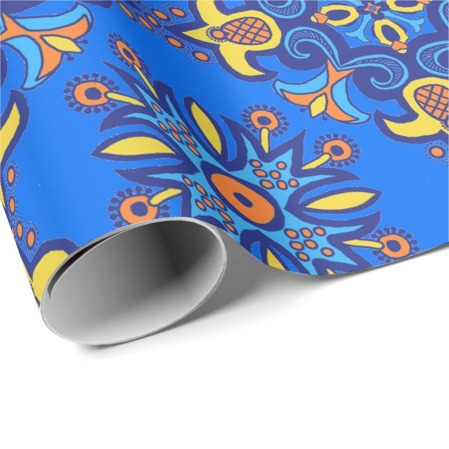 Talavera Tile Design Wrapping Paper (Roll Corner)