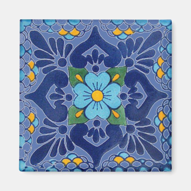 Talavera Tile Magnet (Front)