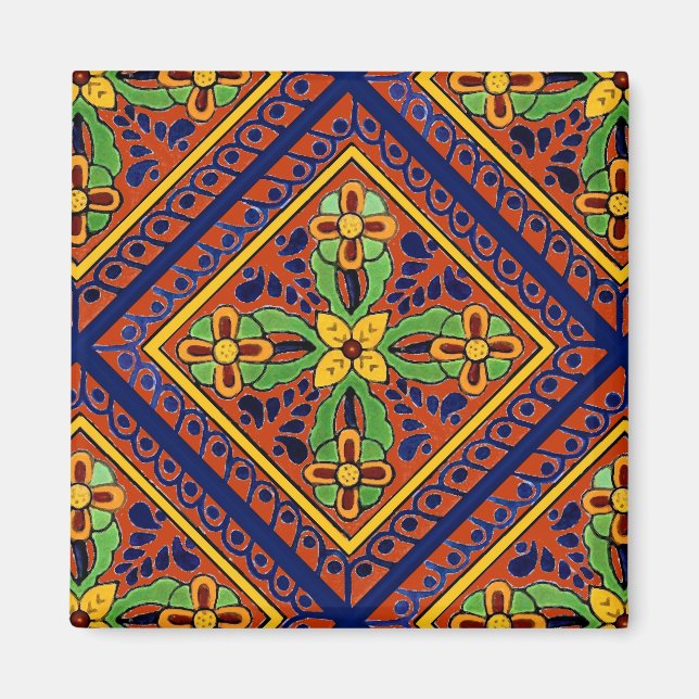 Talavera Tile Magnet (Front)
