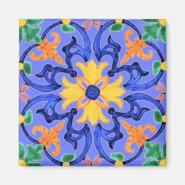 Talavera Tile Magnet (Front)