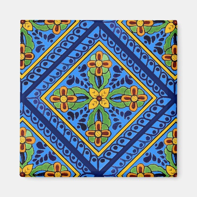 Talavera Tile Magnet (Front)